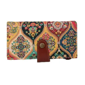 کیف دستی دست دوز زنانه پشت چرم