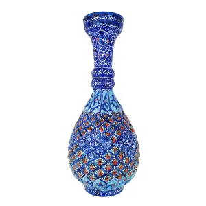 گلدان میناکاری مدل فیروزه